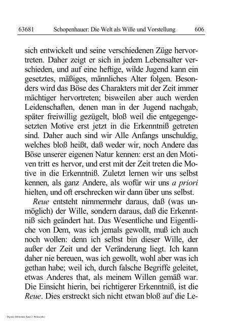 Arthur Schopenhauer - Die Welt als Wille und Vorstellung