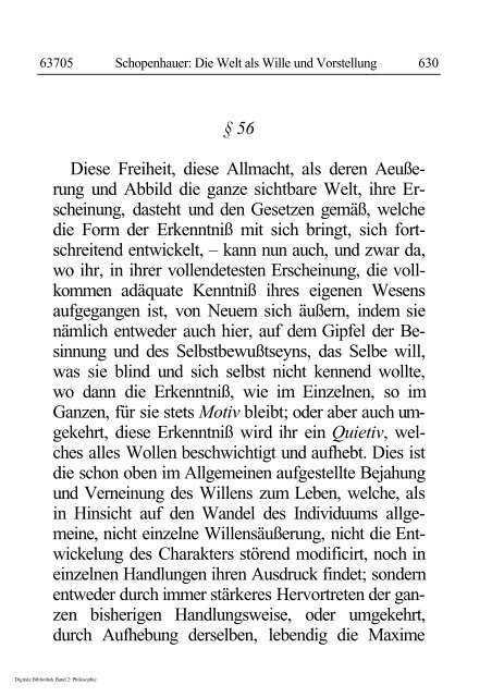 Arthur Schopenhauer - Die Welt als Wille und Vorstellung