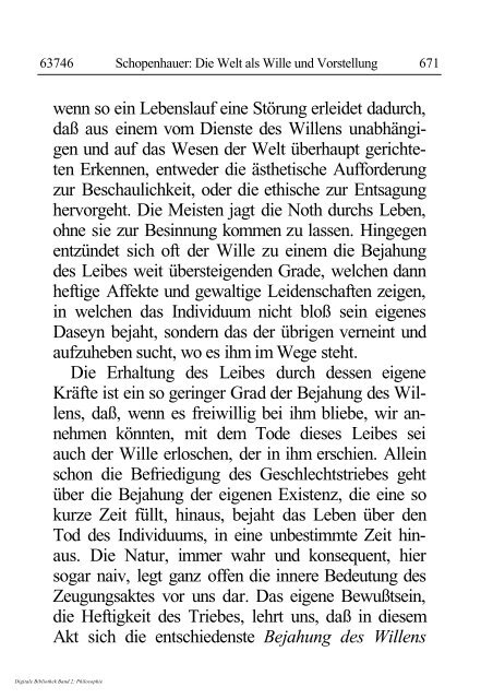 Arthur Schopenhauer - Die Welt als Wille und Vorstellung