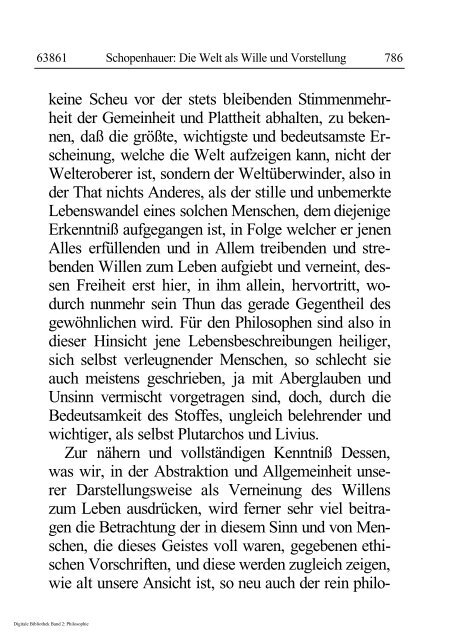 Arthur Schopenhauer - Die Welt als Wille und Vorstellung