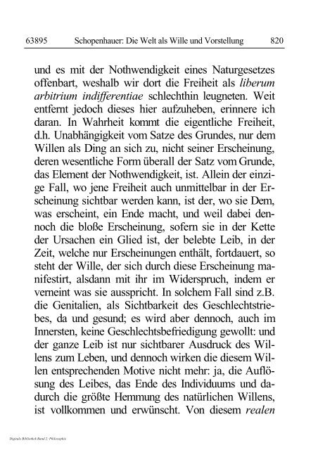 Arthur Schopenhauer - Die Welt als Wille und Vorstellung