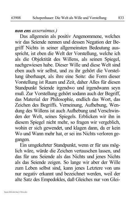 Arthur Schopenhauer - Die Welt als Wille und Vorstellung