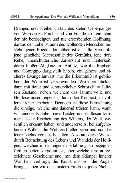 Arthur Schopenhauer - Die Welt als Wille und Vorstellung