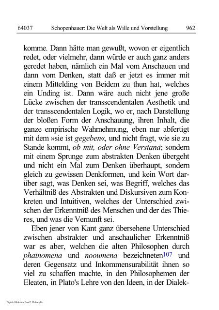 Arthur Schopenhauer - Die Welt als Wille und Vorstellung