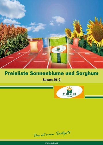 Preisliste Sonnenblume und Sorghum - EURALIS Saaten GmbH