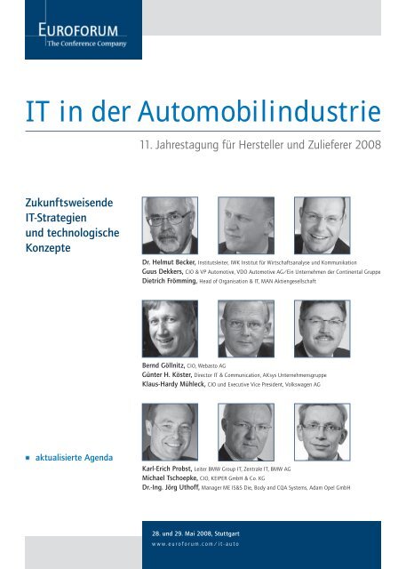 IT in der Automobilindustrie - Mieschke Hofmann und Partner