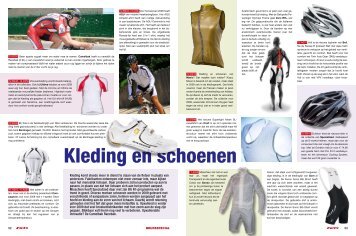 Kleding komt steeds meer in dienst te staan van de fietser in plaats ...