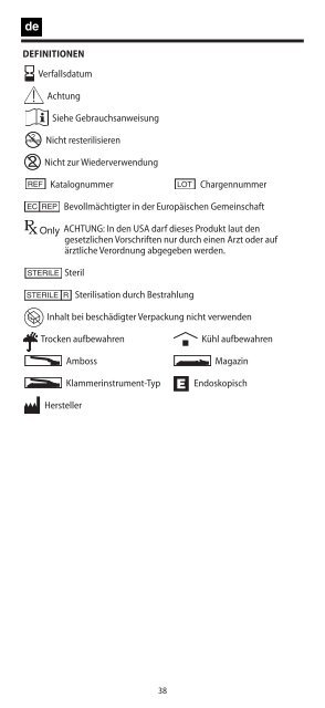 Instructions For Use - Multilingual - Gore Medical