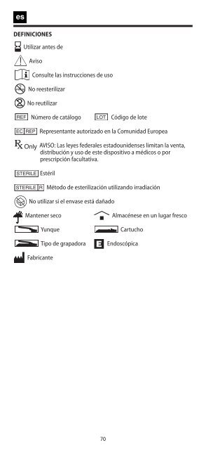 Instructions For Use - Multilingual - Gore Medical