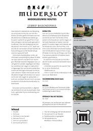 LESBRIEF BASISONDERWIJS MIDDELEEUWSE ... - Muiderslot