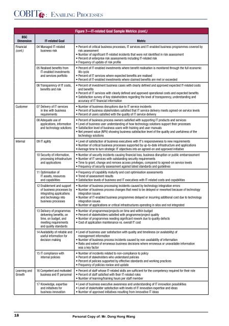 Enabling Processes