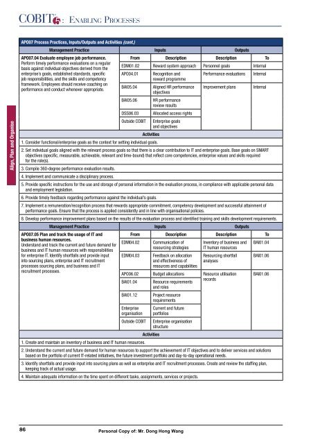 Enabling Processes