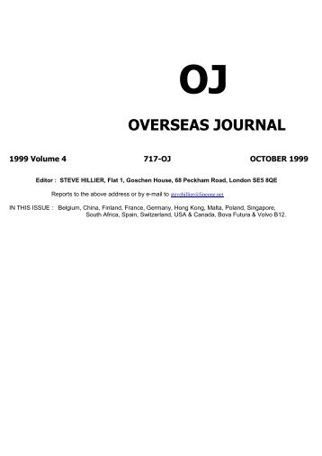 oj overseas journal - The PSV Circle Website