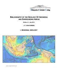 bibliography of the geology of indonesia and surrounding areas