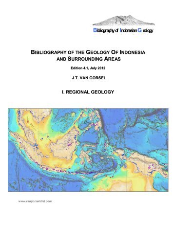 bibliography of the geology of indonesia and surrounding areas