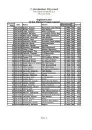 7. Herdecker City-Lauf - TSV 1863 Herdecke eV