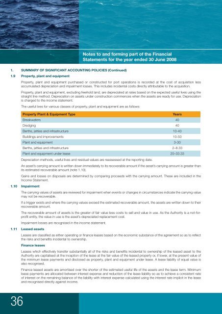 Geraldton Port Authority - Parliament of Western Australia