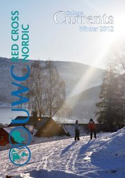 Currents - Winter 2012 - Red Cross Nordic United World College