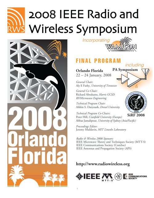 FINAL PROGRAM - 2012 IEEE Radio and Wireless Symposium