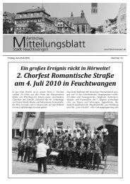 2. Chorfest Romantische Straße am 4. Juli 2010 in Feuchtwangen