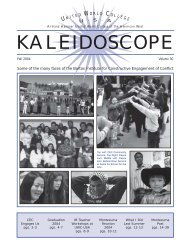 KALEIDOSCOPE - UWC-USA
