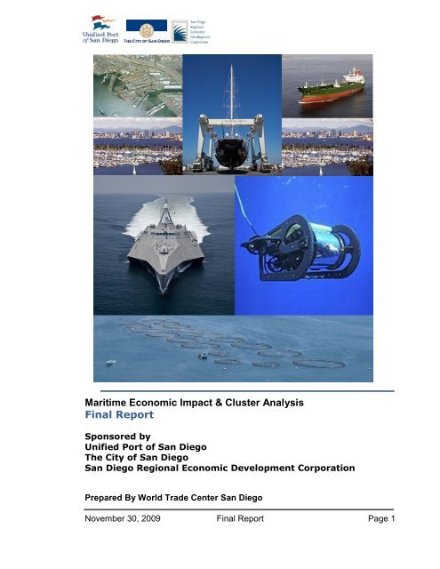 Maritime Economic Impact & Cluster Analysis Final Report