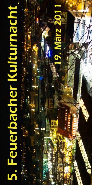 Offizielles Programm zur 5. Feuerbacher Kulturnacht