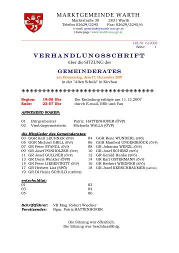 GRS vom 17.12.2007 - .PDF - Gemeinde Warth