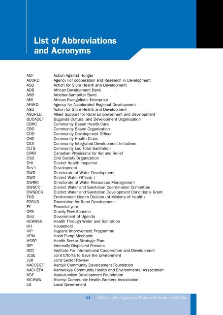 Performance Report for FY 2009/10 - UWASNET