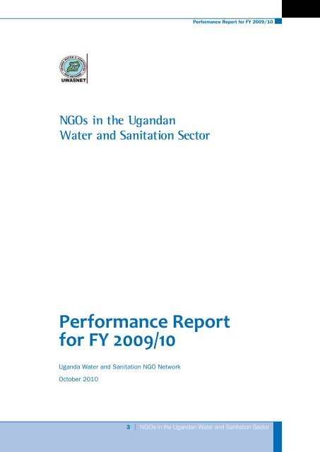 Performance Report for FY 2009/10 - UWASNET