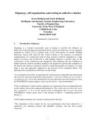 Stigmergy, self-organisation, and sorting in collective robotics