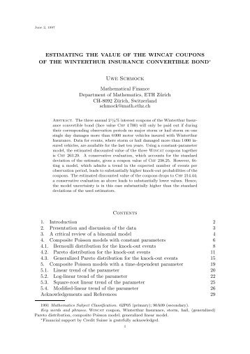financial actuarial mathematics