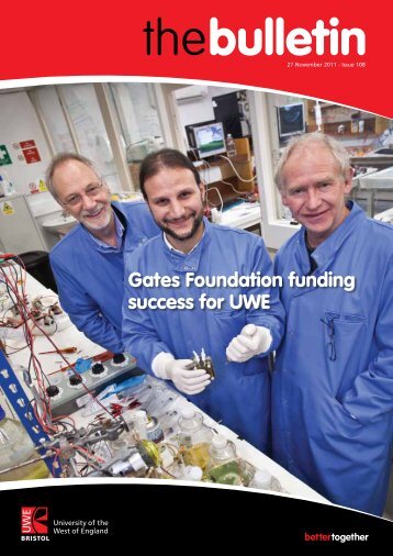 Gates Foundation funding success for UWE - University of the West ...