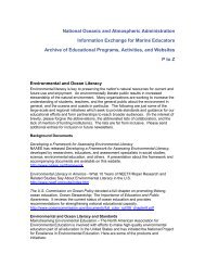 National Oceanic and Atmospheric Administration Information ...