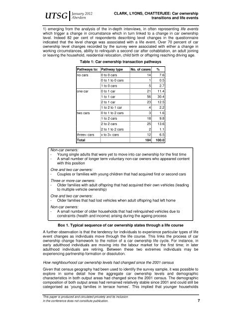 Clark, B., Lyons, G. and Chatterjee, K. (2012) - UWE Research ...