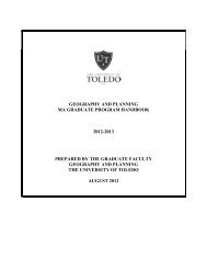 GEPL Grad Student Manual - The University of Toledo