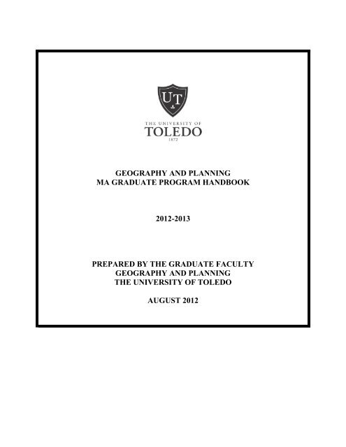 GEPL Grad Student Manual - The University of Toledo