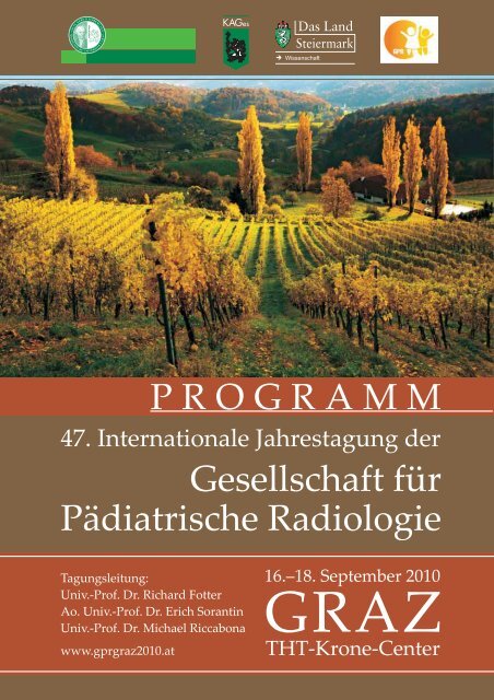 Programmheft (PDF) - 47. Internat. Jahrestagung der Gesellschaft ...