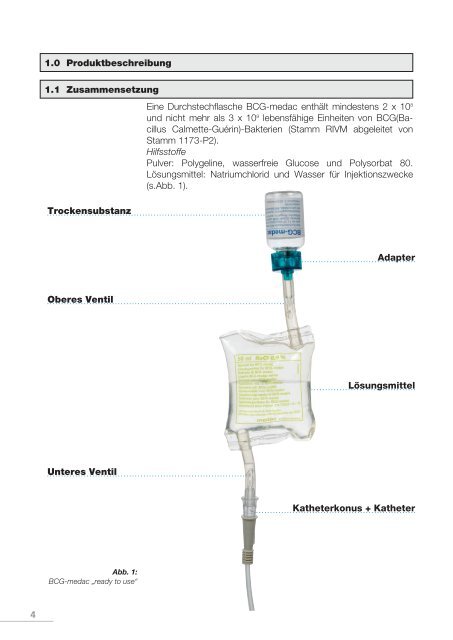 BCG-medac Basisdokumentation - medac GmbH