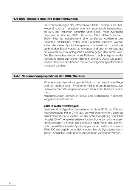 BCG-medac Basisdokumentation - medac GmbH