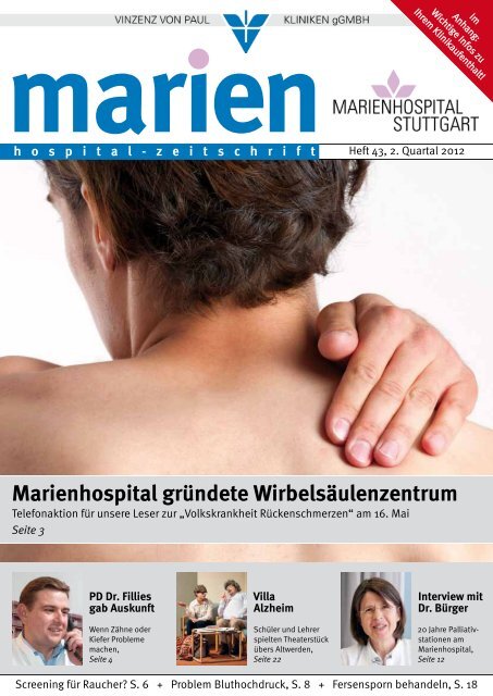 April 2012 - Marienhospital Stuttgart