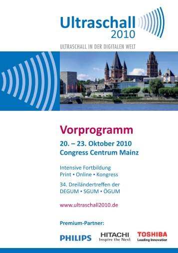 23. Oktober 2010 Congress Centrum Mainz Vorprogramm - DGGG