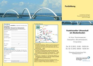 Fortbildung Funktioneller Ultraschall am Beckenboden