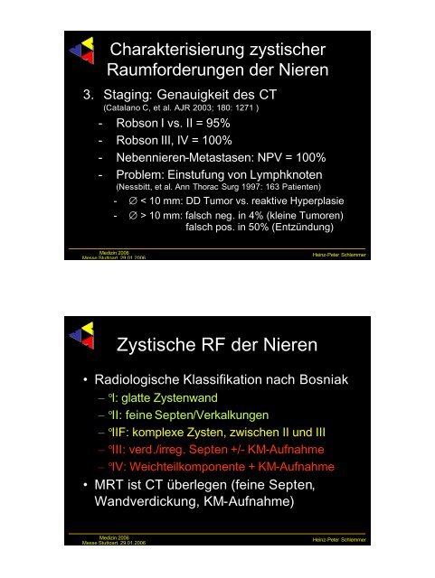 Frühe Bildgebung bei urologischen Tumoren