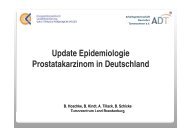 Prostata - Arbeitsgemeinschaft Deutscher Tumorzentren eV