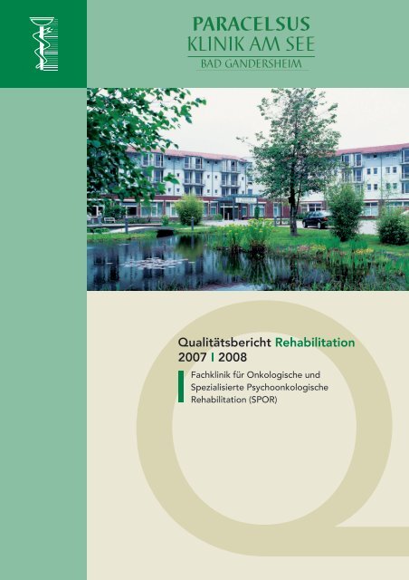 Qualitätsbericht Paracelsus-Klinik am See Bad Gandersheim