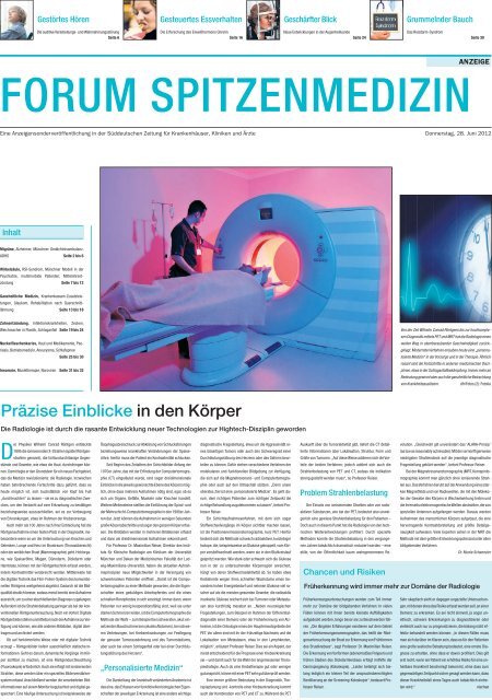 Prazise Einblicke In Den Korper Atos Klinik Munchen
