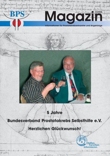 5 Jahre Bundesverband Prostatakrebs Selbsthilfe e.V. Herzlichen ...