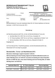 bezirkshauptmannschaft tulln - Gemeinde Muckendorf-Wipfing