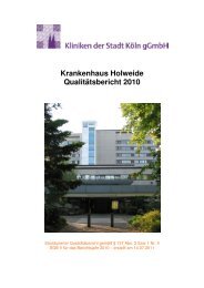 Kliniken der Stadt Köln gGmbH- Holweide